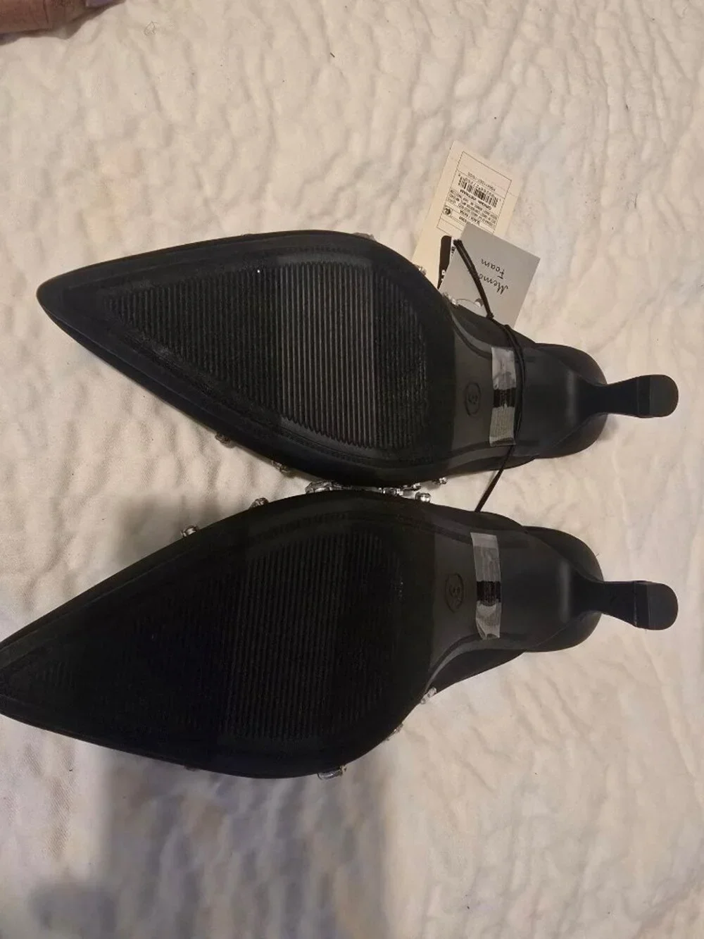 Women’s Katia Heels with Memory Foam Insole - a New Day™ Black 7 Boxed - Picture 5 of 8